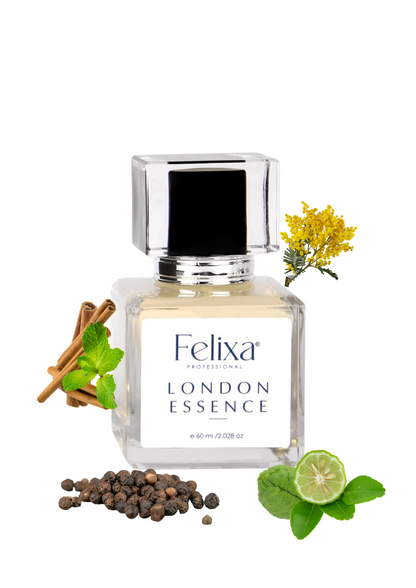 Felixa Professional London Essence Eau de Parfum, 60ml | Unisex Fragrance with Oakmoss, Wine & Leather | Long-Lasting Perfume for Everyday Elegance | Perfect Gift for Him & Her | Ideal for Any Occasion